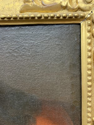 Lot 413 - READING MAN, AN OIL IN THE MANNER OF CARAVAGGIO