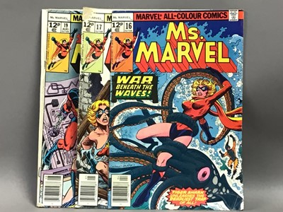 Lot 1086 - MARVEL COMICS FEMALE HEROES - SPIDER-WOMAN, MS. MARVEL, DAZZLER AND RED SONJA