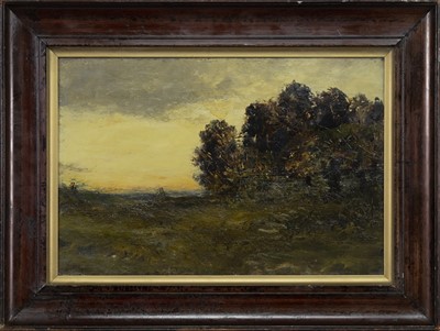 Lot 394 - RURAL SCENE, AN OIL BY JAMES CLARK