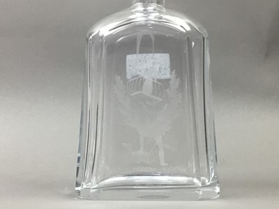 Lot 55 - AN ORREFORS GLASS DECANTER