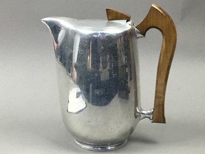 Lot 58 - A PICQUOT WARE PART TEA SERVICE AND OTHER OBJECTS