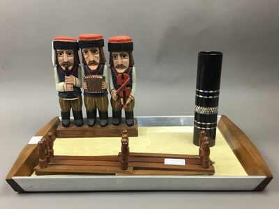 Lot 58 - A PICQUOT WARE PART TEA SERVICE AND OTHER OBJECTS