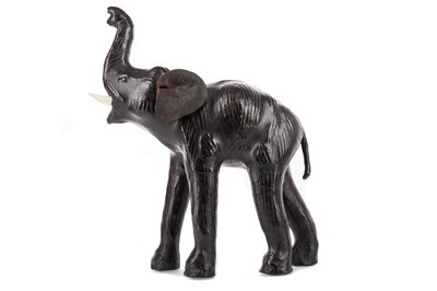 Lot 898 - A PAPIER MACHE ELEPHANT IN THE MANNER OF LIBERTY OF LONDON