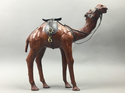 Lot 63 - A GROUP OF THREE MODELS OF CAMELS