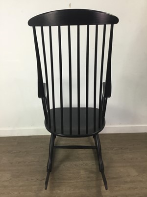 Lot 361 - LENA LARSSON (SWEDISH, 1919-2000) FOR NESTO, GRANDESSA ROCKING CHAIR