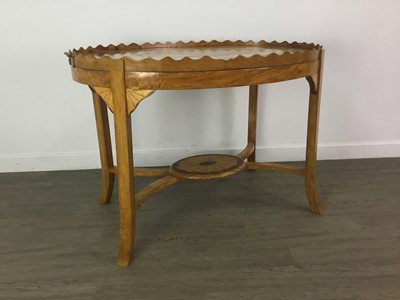 Lot 109 - A BUTLERS TRAY ON STAND