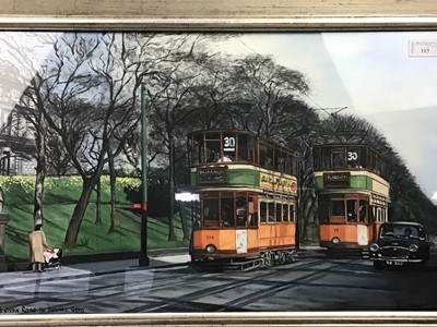 Lot 115 - A GLASGOW SCHOOL 'GREAT WESTERN ROAD NEAR BOTANIC GARDENS'