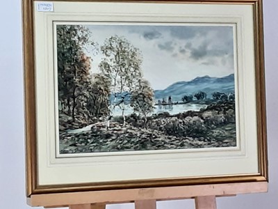 Lot 123 - THREE JOHN HAMILTON GLASS PICTURES