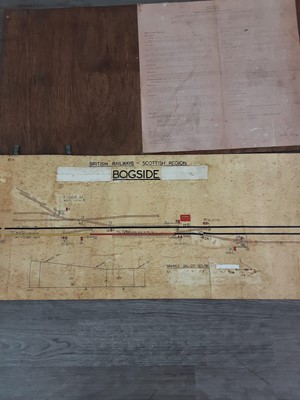 Lot 131 - A KILMARNOCK RAILWAY TOTEM AND SIGNALLING CHARTS