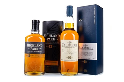 Lot 19 - TALISKER 10 YEAR OLD 1L AND HIGHLAND PARK 12 YEAR OLD