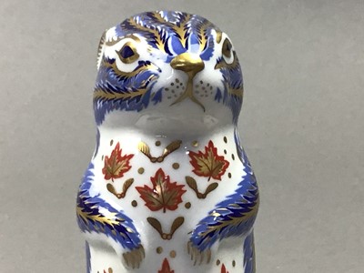 Lot 133 - A LOT OF THREE ROYAL CROWN DERBY PAPERWEIGHTS