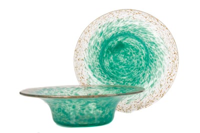 Lot 414 - JOHN MONCRIEFF LTD., TWO MONART GLASS BOWLS