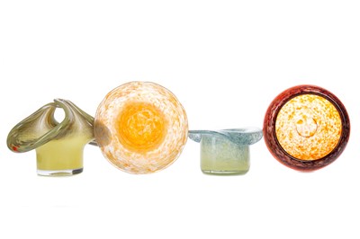 Lot 423 - YSART BROTHERS, FOUR VASART GLASS BOWLS