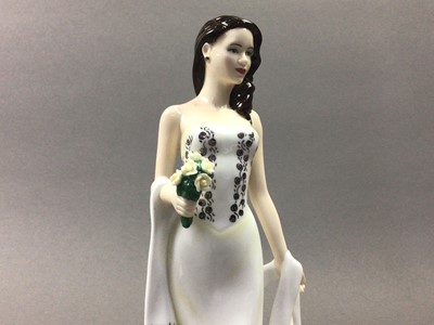 Lot 146 - A GROUP OF ROYAL WORCESTER FIGURES AND TWO ROYAL DOULTON FIGURES