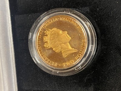 Lot 11 - GOLD PROOF TWO POUND COIN