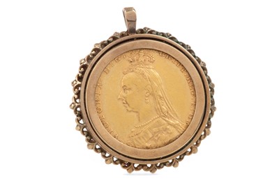 Lot 15 - VICTORIA GOLD SOVEREIGN PENDANT