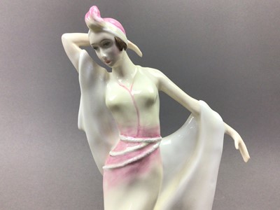Lot 199 - A ROYAL DOULTONFIGURE OF HARRIET AND FURTHER CERAMIC FIGURES