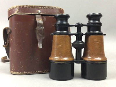 Lot 179 - A POLLOCK & STEWART OF GLASGOW SET OF BINOCULARS
