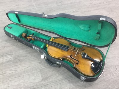 Lot 679 - AN EARLY 20TH CENTURY AMATI-COPY FULL SIZE VIOLIN