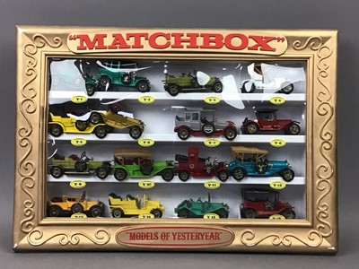 Lot 182 - A MATCHBOX MODELS OF YESTERYEAR DISPLAY