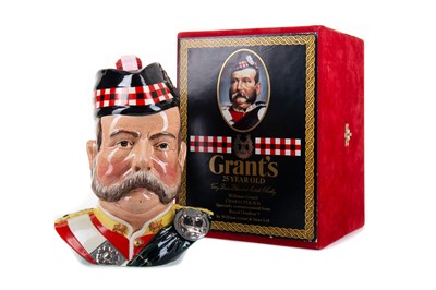Lot 9 - GRANT'S 25 YEAR OLD CHARACTER JUG 75CL