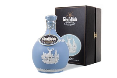 Lot 26 - GLENFIDDICH 21 YEAR OLD WEDGWOOD DECANTER 75CL
