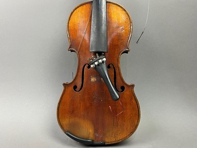 Lot 215 - A VIOLIN WITH BOW IN CASE