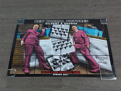 Lot 429 - GILBERT & GEORGE, SIGNED POSTER