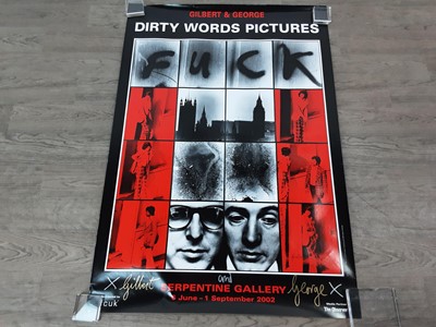 Lot 432 - GILBERT & GEORGE, SIGNED POSTER