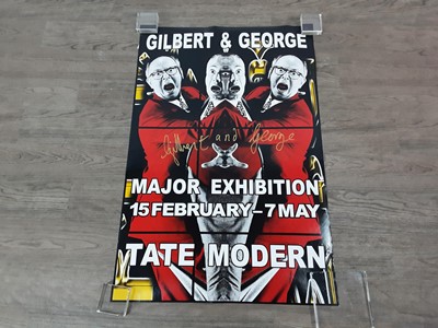 Lot 433 - GILBERT & GEORGE, SIGNED POSTER