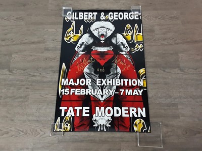 Lot 564 - GILBERT & GEORGE, SIGNED POSTER