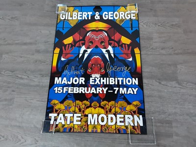 Lot 435 - GILBERT & GEORGE, SIGNED POSTER