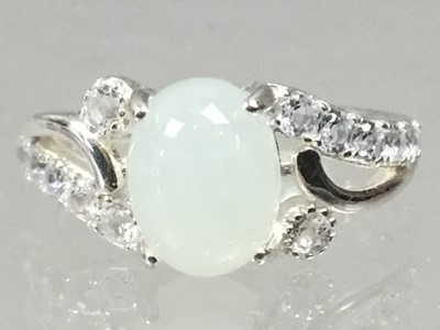 Lot 190 - A LOT OF THIRTEEN VARIOUS SILVER DRESS RINGS