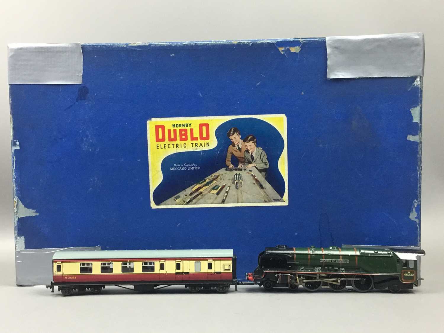Lot 974 - A HORNBY DUBLO 1956 DUCHESS OF MONTROSE TRAIN SET