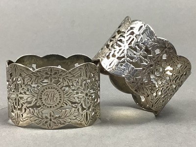 Lot 230 - A LOT OF SMALL SILVERWARE
