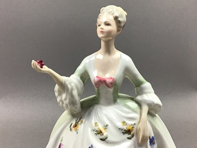 Lot 261 - A GROUP OF EIGHT ROYAL DOULTON FIGURES