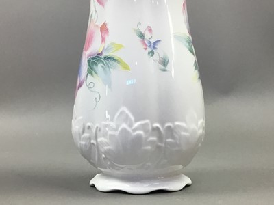 Lot 264 - AN AYNSLEY VASE AND OTHER ITEMS
