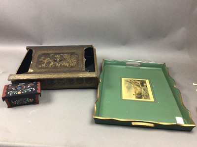 Lot 252 - A U.W.W. MAKERS BIRMINGHAM BRASS ROLLING RULER AND OTHER ITEMS