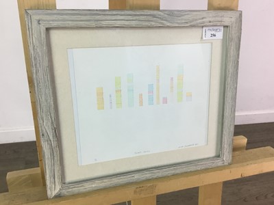 Lot 256 - TOWER SERIES, AN INK DRAWING BY HELEN SHADDOCK