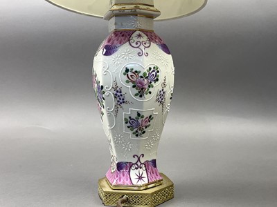 Lot 268 - TWO CERAMIC TABLE LAMPS