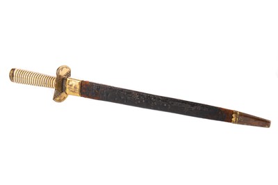 Lot 122 - AN EARLY 19TH CENTURY NAVAL DIRK