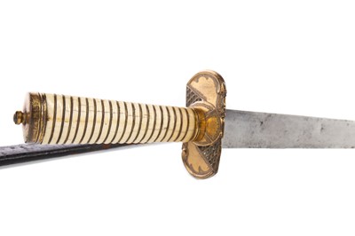 Lot 122 - AN EARLY 19TH CENTURY NAVAL DIRK