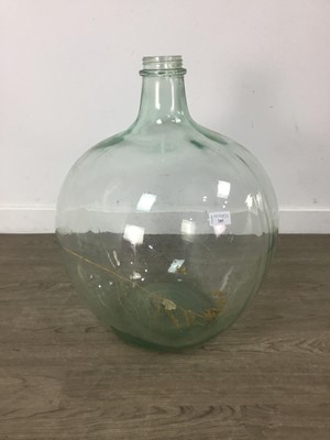 Lot 285 - A  GLASS CARBOY