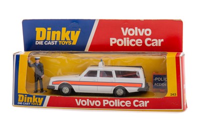 Lot 982A - A DINKY 243 VOLVO POLICE CAR MODEL