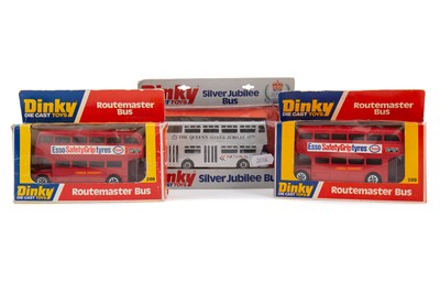 Lot 991A - THREE DINKY BUS MODELS