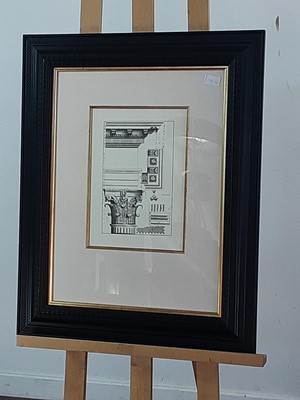 Lot 70 - A PAIR OF ARCHITECTURAL STUDIES