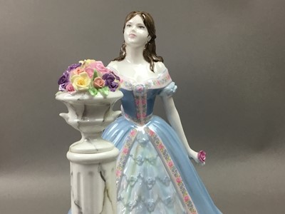 Lot 312 - A COALPORT 'ROSE TERRACE' FIGURE