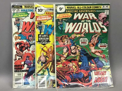 Lot 1064A - MARVEL COMICS - AMAZING ADVENTURES FEATURING WAR OF THE WORLDS