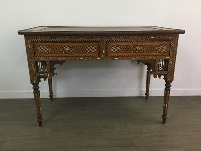 Lot 852A - A MOROCCAN WRITING DESK IN THE MOORISH TASTE