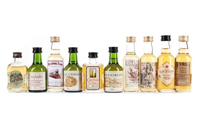 Lot 44 - 28 ASSORTED WHISKY MINIATURES - INCLUDING CONVALMORE 14 YEAR OLD WHISKY CONNOISSEUR